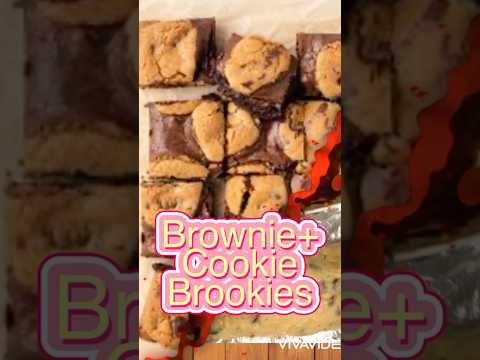 Cookie Vs Brownie| easy brookie recipe #recipe #brookies #easy #cookie