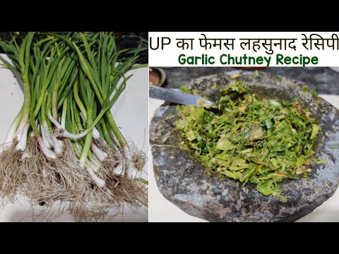 लहसुनाद | Hare Lahsun ka achar | Uttar Pradesh Special Recipe | Garlic Chutney | Lahsunad Recipe