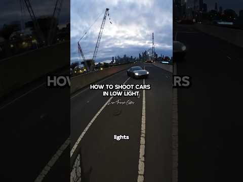 How To Shoot Cars In Low Light - Technique For The Best Results (Sony a6700 + Sigma 30mm f1.4)