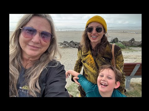 Two days in Rockaway Beach, Oregon with my daughter and grandson