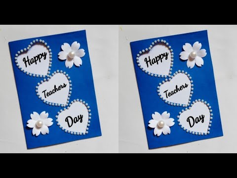 DIY handmade greeting card for teachers/easy teachers day card idea 2022/gift for teachers