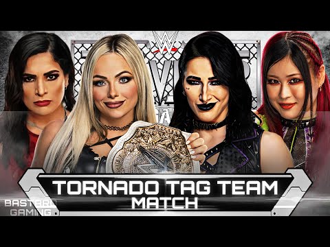 WWE 2K24 | Liv Morgan & Raquel Rodriguez VS Rhea Ripley & Iyo Sky | Survivor Series