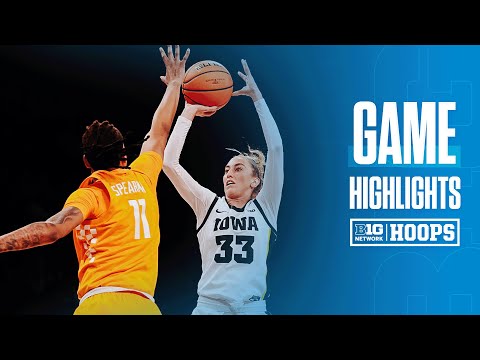 Iowa vs. Tennessee | Highlights | Big Ten Women's Basketball | 12/07/2024