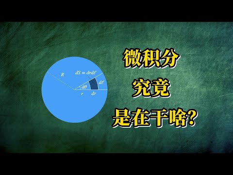 【AP微积分】把微积分学成了刷题背公式？圆面积的四种算法帮你理解微积分