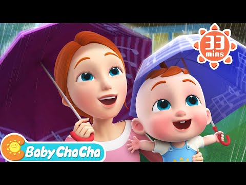 The Rainy Day Song | Dress for the Rain + More Baby ChaCha Nursery Rhymes & Kids Songs