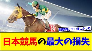 【競馬】日本競馬の最大の損失がヤバすぎた…