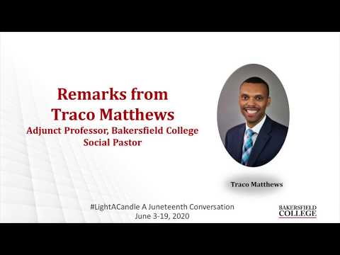 #LightACandle Day 2: Traco Matthews Part II