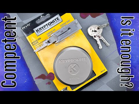 [1604] Kryptonite Hidden Shackle Padlock (Model 855156)