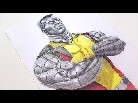 Drawing Colossus (X-Men)