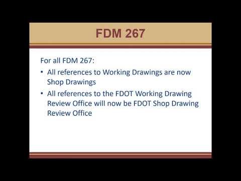 2021 Updates to FDM 267