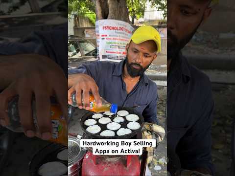 HARDWORKING BOY SELLING APPA ON ACTIVA😱 Indian Food #shortsvideo #youtubeshorts #shorts