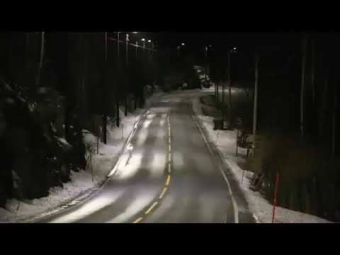 省エネのためのセンサー付き道路照明🇳🇴ノルウェー