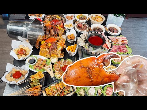 $23 All You Can Eat Seafood Buffet, BBQ and Steamboat in Singapore. That1 Best Buffet in Singapore?!