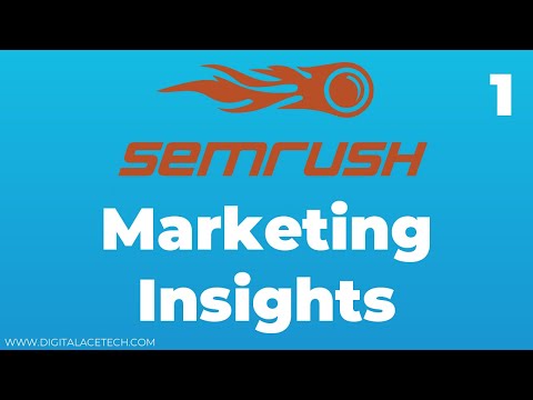 SEMrush - Marketing Insights (Part - 1)