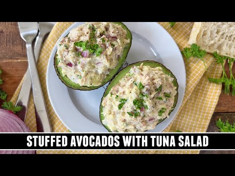 Stuffed Avocados with Tuna Salad | HEALTHY 10 Minute Recipe