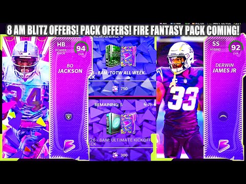 8 AM BLITZ OFFERS! PACK OFFERS! INSANE PLATINUM LEGEND BUNDLE COMING! | MADDEN 22