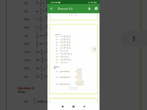 Class 7 Maths Chapter 2 Fractions and Decimals Exercise 2.2 Solution #mathproject #mathideas