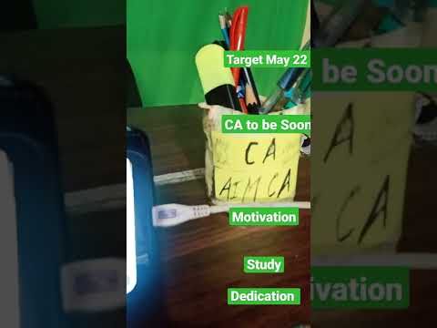 Target May22 CA Motivation Video CA #Shorts #CA