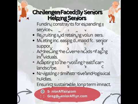 Seniors Helping Seniors: Inspiring Work for the Elderly!