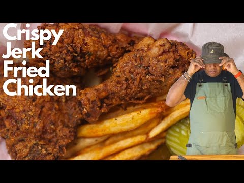 How to Make the Best Jerk Fried Chicken | Extra Crispy Fried Chicken Recipe