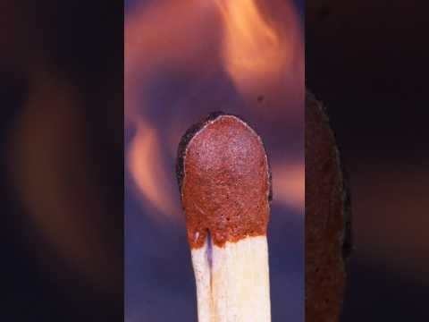 Close-up Lighting a match #closeup #match #lighting