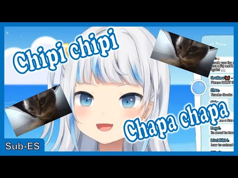 A Gura le gusta cantar el Chipi Chapa [Hololive Sub Español]