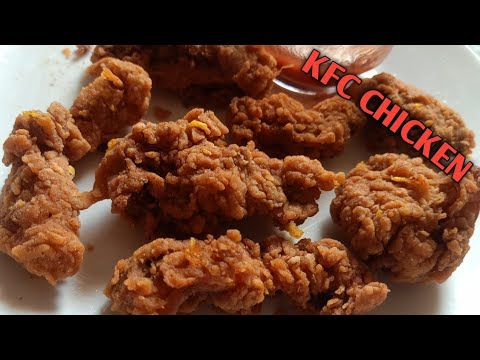 Homemade KFC style Chicken |ఇంట్లోనే KFC స్టైల్ చికెన్ సులభంగా చేసుకోవచ్చు |KFC style popcorn😋