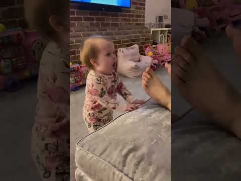 Kid Smells Dad's Feet and Regrets It! 😂👃 #funnymoments