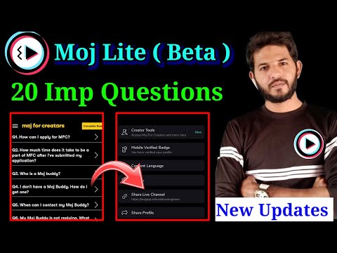 Moj lite 20 Question mfc selection to moj buddy | Mid day out ,mint, live option, mfc academy, cheer