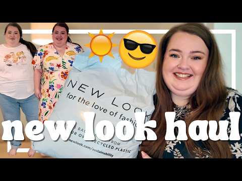 NEW LOOK SIZZLING SUMMER HAUL! | plus size fashion try on | CHECK OUT THESE MOM JEANS! | 2024