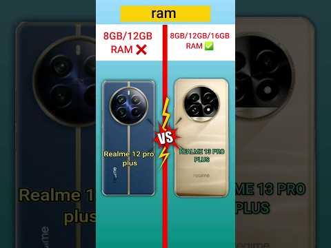 REALME 13 PRO PLUS 5G VS ⚡REALME 12 PRO 5G COMPARISON #realme12proplus #realme13pro