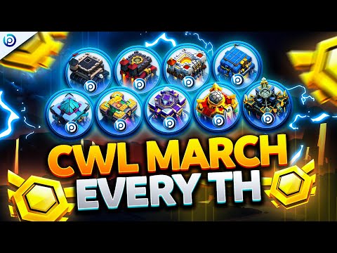 The NEW BEST CWL and WAR BASE LINKS For Every Town Hall in CoC 2025 | Clash of Clans Base  Layouts