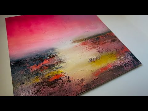 Amazing Dreamscape Painting on a Very Large canvas. Use your magic hands to paint an Abstract #art