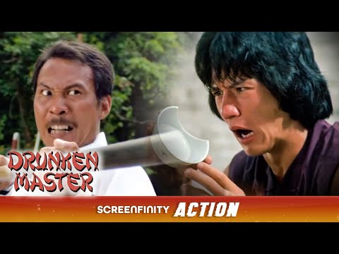 Jackie Chan's MOST ICONIC FIGHT Scene | Drunken Master | Screenfinity Action