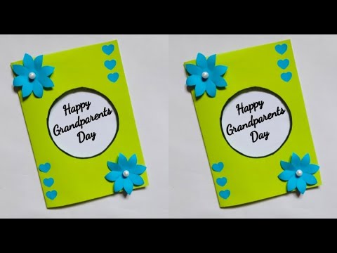 {last minute} 😊 gift for grandparents/how to make grand parents day card idea at home/easycardmaking