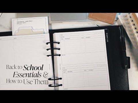 Back to School Essentials & How to Use Them | Cloth & Paper