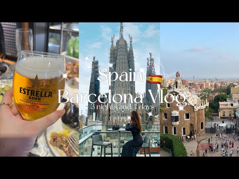 スペインバルセロナ旅行VLOG■初バルセロナ女子旅三泊四日おすすめグルメ、スポット総まとめ