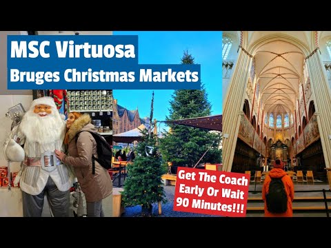 MSC Virtuosa - Bruges Christmas Markets - Trying Belgian Waffles & Chocolate - We Love This Place!