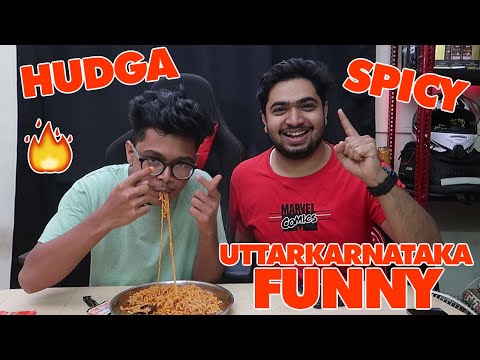 BELGAVI HUDGA🔥2X SPICY NOODLES ಕನ್ನಡ 💥| UTTARKARNATAKA FUNNY🤣 ಬೆಳಗಾವಿ #uttarkarnatakamandi #Kannada