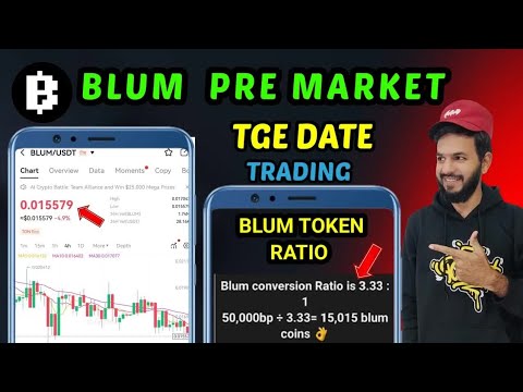 Blum Airdrop TGE ｜ Blum new updates｜ Blum price prediction ｜ Blum withdrawal listing date out ｜token