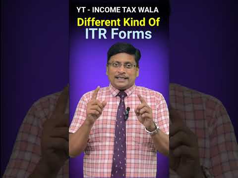 Different Kind of ITR Forms | ITR Form for salaried person |