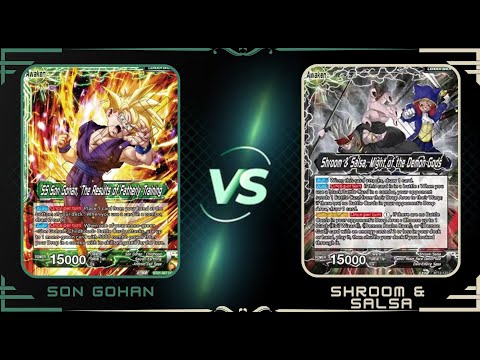 Green Gohan vs Shroom & Salsa : Dragon Ball Super Masters Set 24 Locals