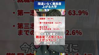 🚨要注意🚨間違いなく難易度上がる大学 #shorts