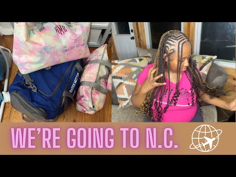 Vlog: Preparing for our trip to N.C. | Packing & Hair Appointment