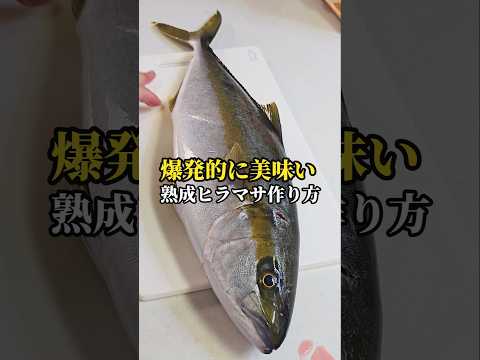 美味すぎる熟成ヒラマサの作り方 #熟成 #魚料理