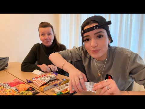 Nora tries Canadian Chocolates & Candies for the First Time!