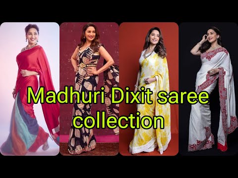 Madhuri Dixit saree collection  #madhuri #bollywood #saree #india#fashion #trending #ethnicstyle