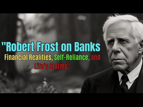 Robert Frost on Banks Financial Realities, Self Reliance, and Life’s Storms