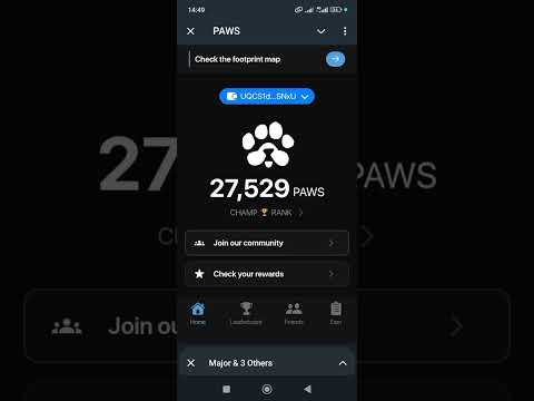 If you miss DOGS airdop , don't miss PAWS airdop. it's very legit and will pay us soon