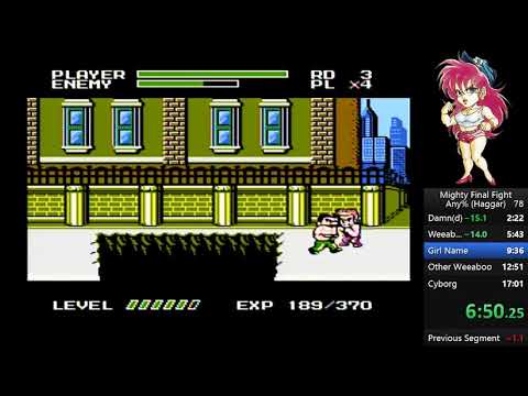 Mighty Final Fight (Haggar) Speedrun PB 16:45